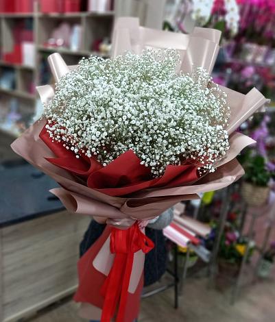 Букет цветов из: Гипсофила в Красный Яр Тульская область