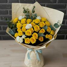 Букет цветов из:  Розы в Красный Яр Тульская область