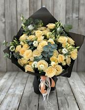 Букет цветов из:  Розы и Лизиантусы в Красный Яр Тульская область