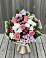 Букет цветов из: Альстромерии, Гвоздики, Розы и Хризантемы в Красный Яр Тульская область