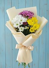 Букет цветов из:  Хризантемы в Красный Яр Тульская область