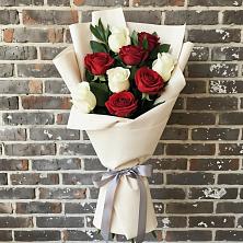 Букет цветов из:  Розы в Красный Яр Тульская область