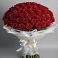 Букет 101 Красная роза Блэк Мэджик в Красный Яр Тульская область