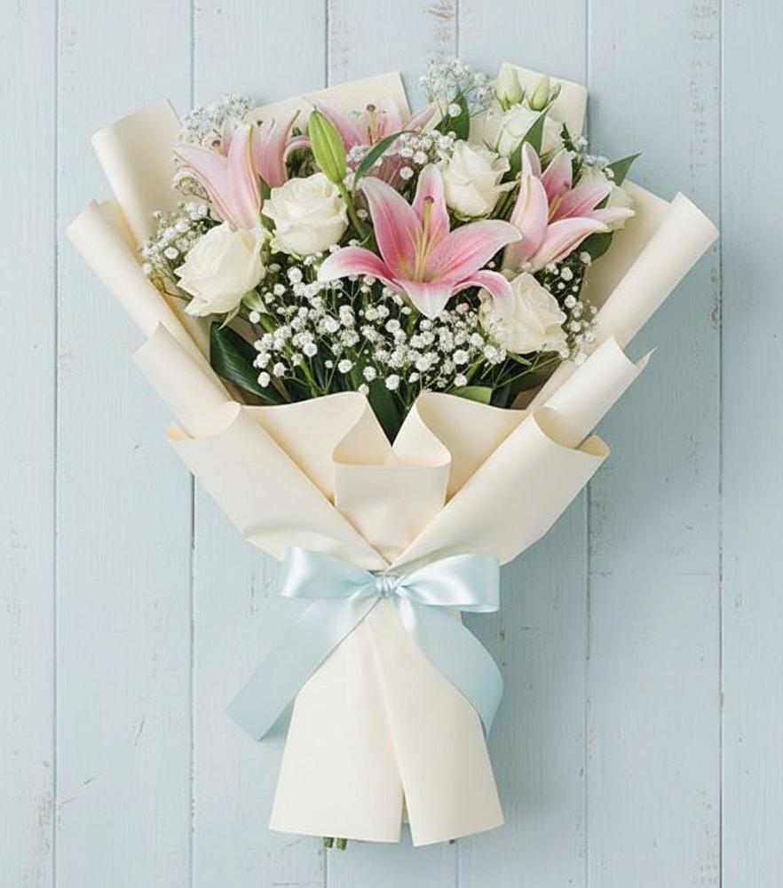 Букет цветов из: Лилии в Красный Яр Тульская область