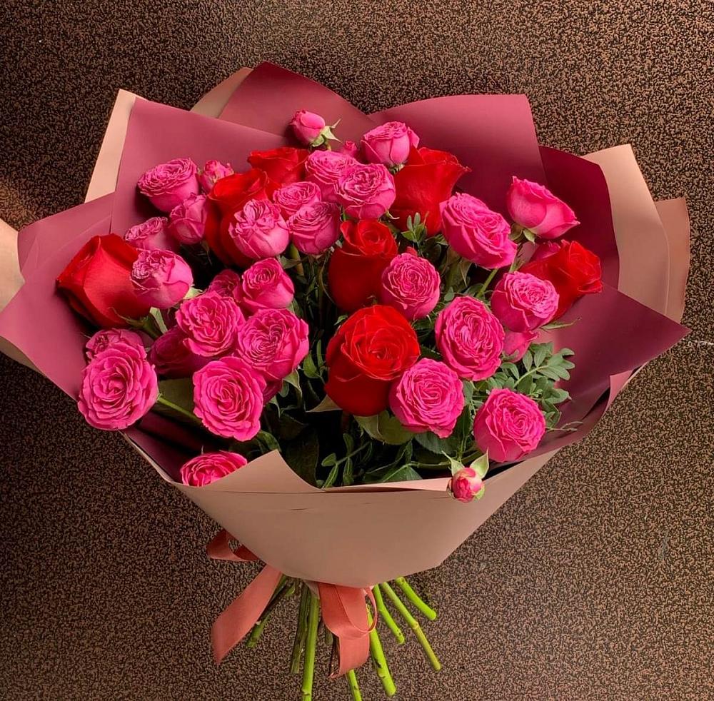 Букет В объятьях нежности в Красный Яр Тульская область