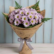 Букет цветов из:  Хризантемы #REPLACE_PRED# Красный Яр Тульская область