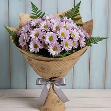 Букет цветов из:  Хризантемы в Красный Яр Тульская область