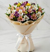 Букет цветов из:  Альстромерии в Красный Яр Тульская область