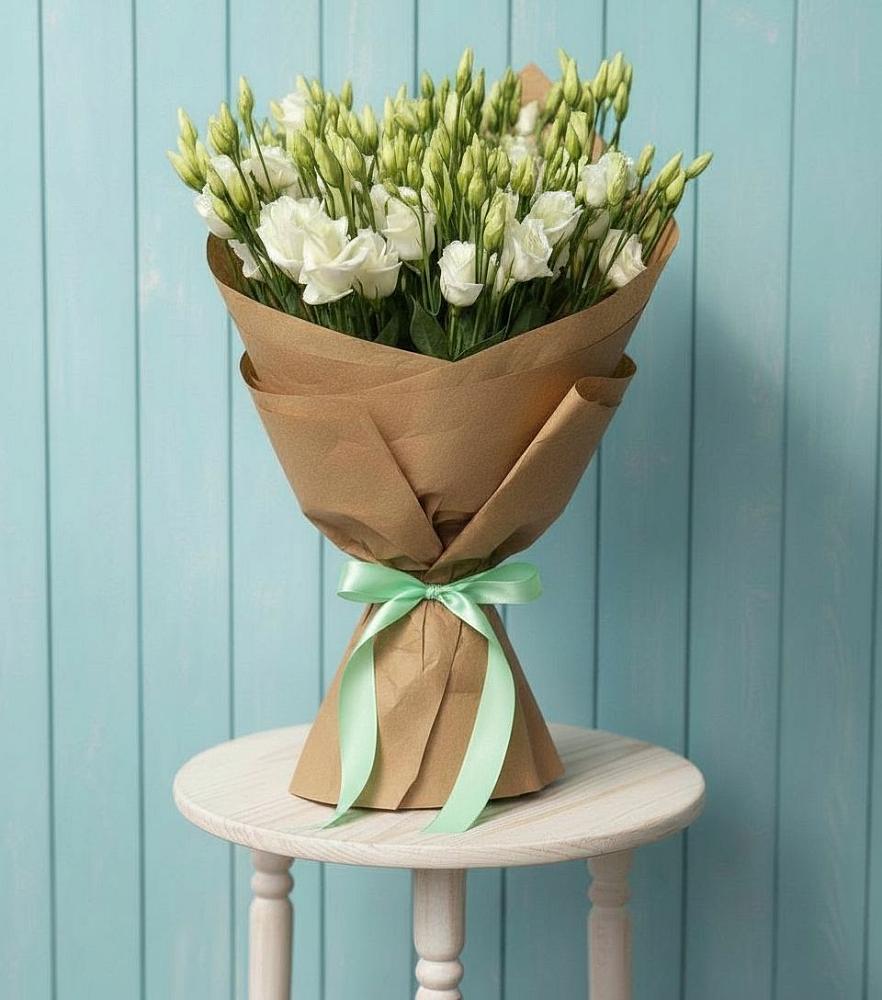 Букет цветов из: Лизиантусы в Красный Яр Тульская область