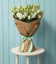 Букет цветов из:  Лизиантусы в Красный Яр Тульская область