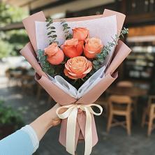 Букет цветов из:  Розы в Красный Яр Тульская область