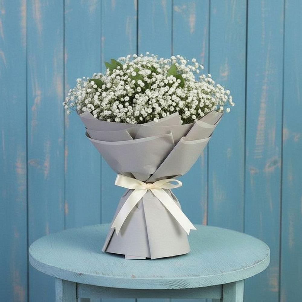 Букет цветов из: Гипсофила в Красный Яр Тульская область