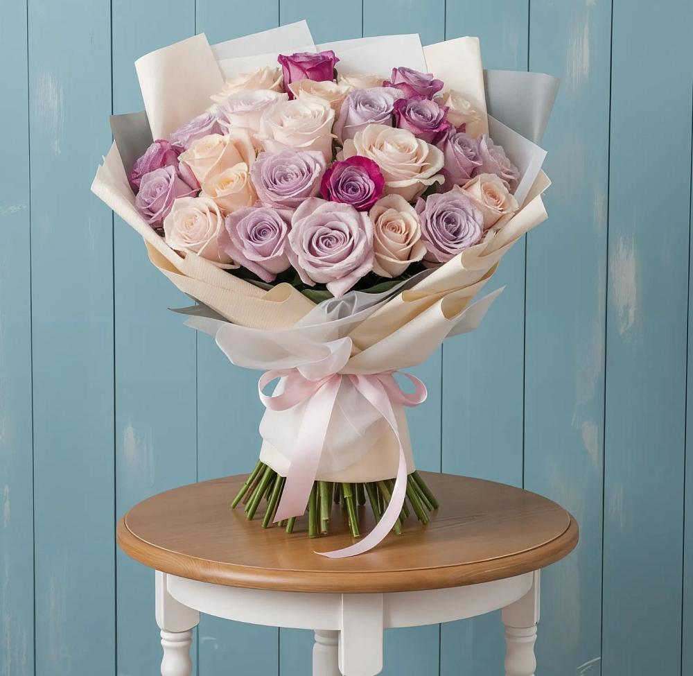 Букет цветов из: Розы в Красный Яр Тульская область