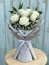 Букет цветов из:  Розы в Красный Яр Тульская область