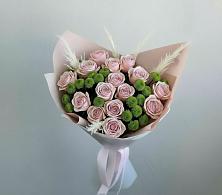 Букет цветов из:  Розы и Хризантемы в Красный Яр Тульская область