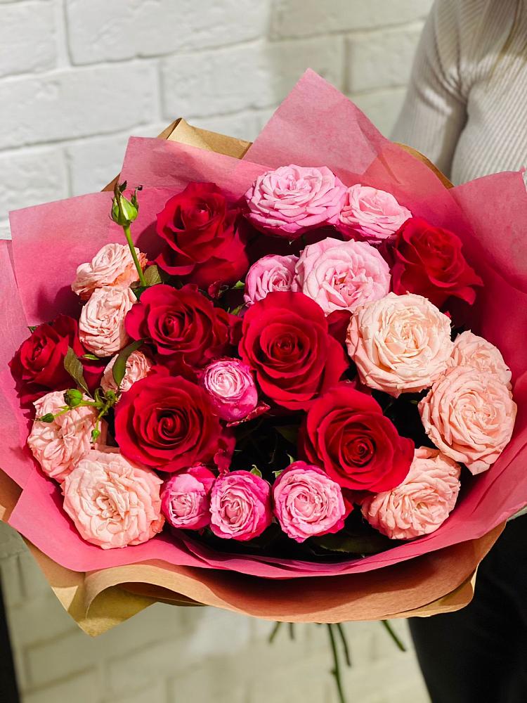 Букет цветов из: Розы в Красный Яр Тульская область