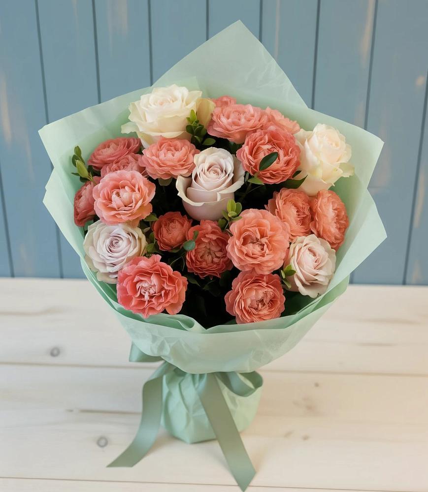 Букет цветов из: Розы в Красный Яр Тульская область