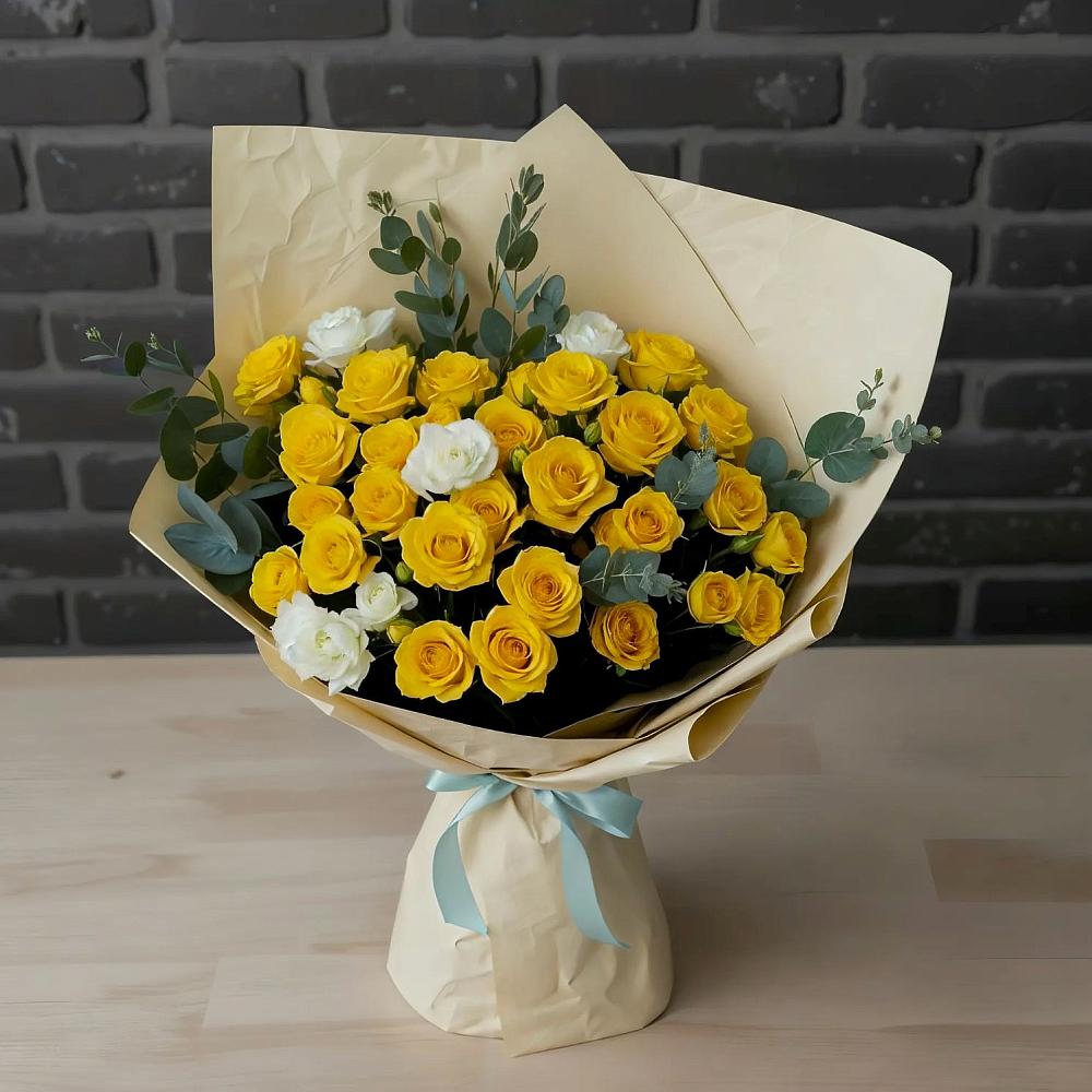 Букет цветов из: Розы в Красный Яр Тульская область