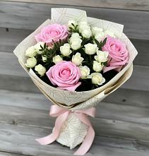Букет цветов из:  Розы в Красный Яр Тульская область