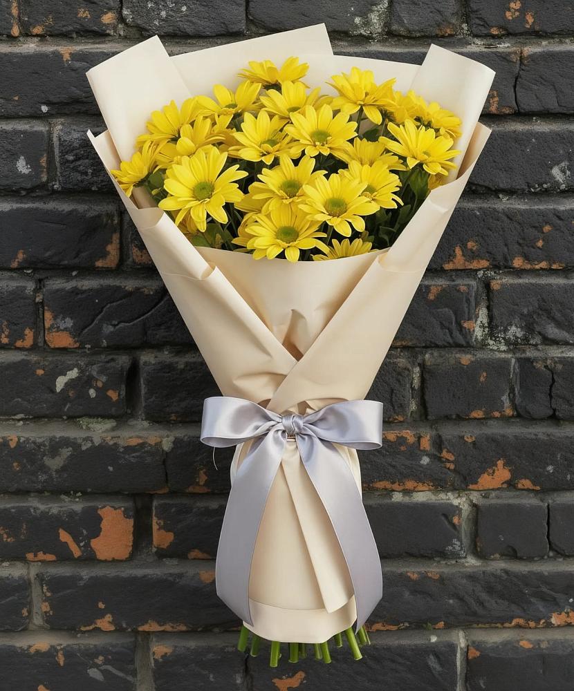 Букет цветов из: Хризантемы в Красный Яр Тульская область
