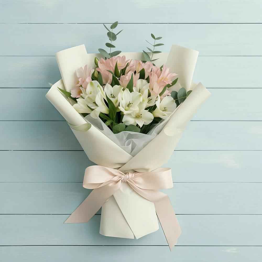 Букет цветов из: Альстромерии в Красный Яр Тульская область