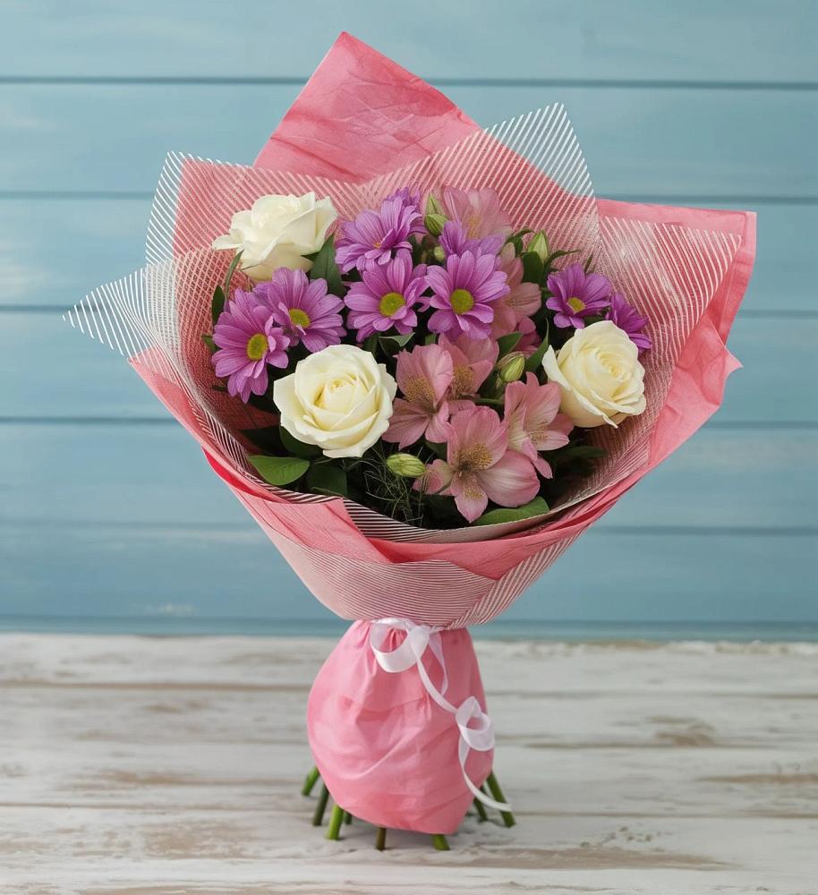 Букет цветов из: Герберы в Красный Яр Тульская область