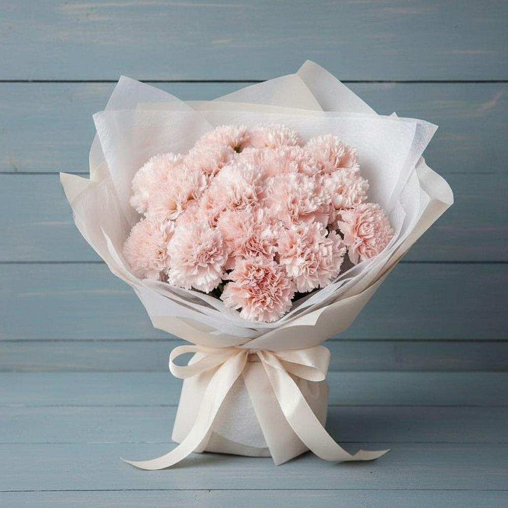 Букет цветов из: Гвоздики в Красный Яр Тульская область