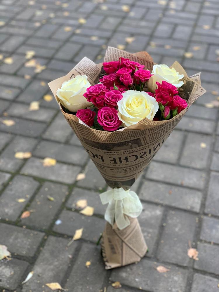 Букет цветов из: Розы в Красный Яр Тульская область