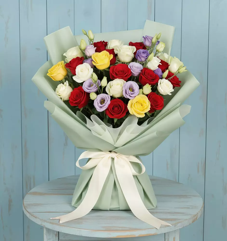 Букет цветов из: Розы в Красный Яр Тульская область