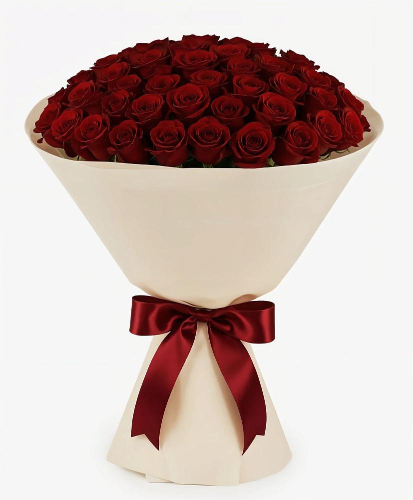 Букет 101 Бордовая роза Блэк Бакарра в Красный Яр Тульская область