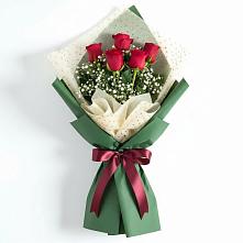 Букет цветов из:  Розы в Красный Яр Тульская область
