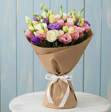 Букет цветов из:  Лизиантусы в Красный Яр Тульская область