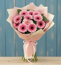 Букет цветов из:  Герберы в Красный Яр Тульская область
