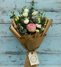 Букет цветов из:  Розы и Лизиантусы #REPLACE_PRED# Красный Яр Тульская область